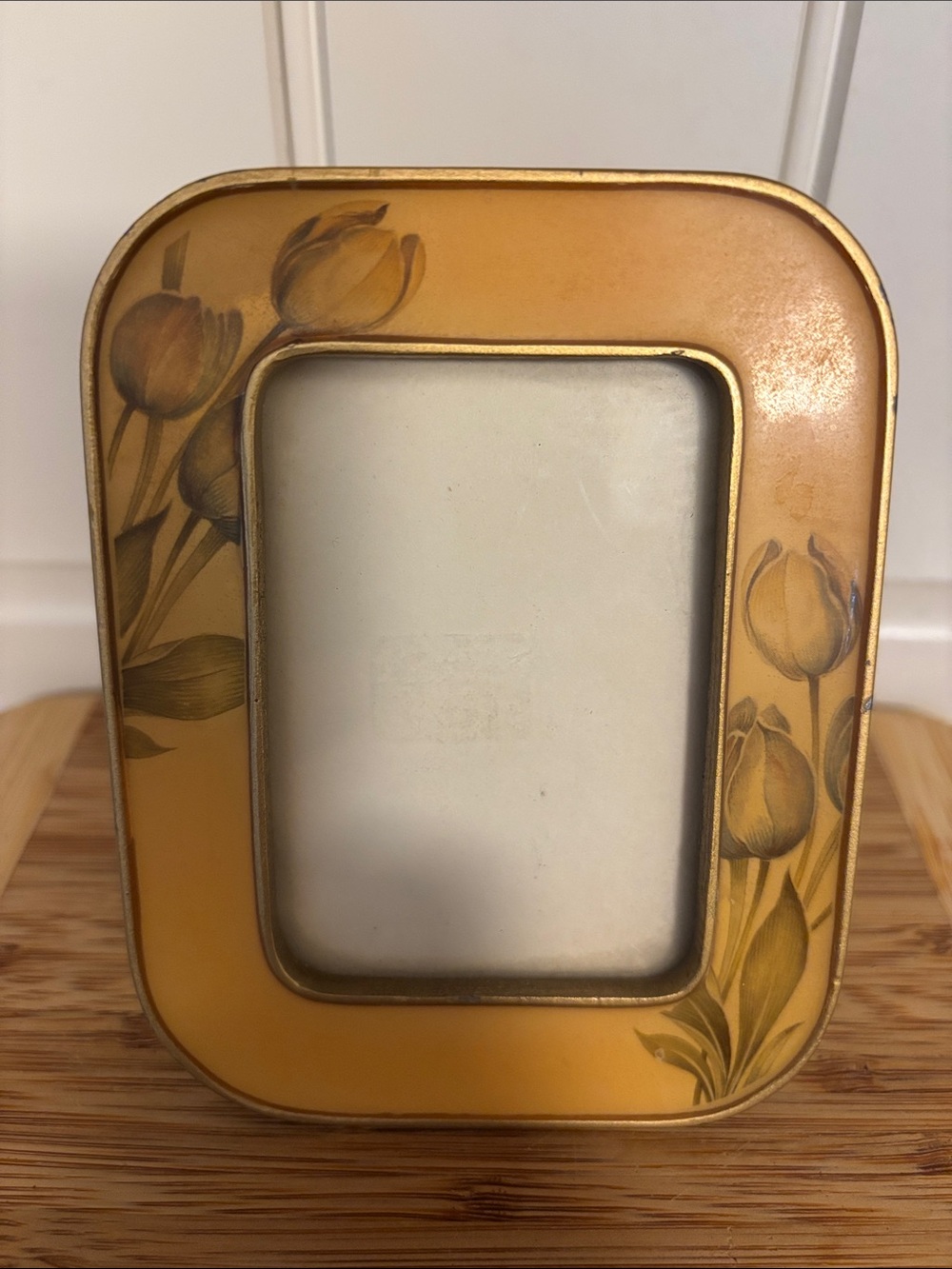 Vintage Bucklers Mini Enamel Tulip Decorative Picture Frame Cottagecore 1980’s??